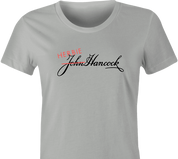 funny Tommy Boy Movie Herbie Hancock Test Fail Parody Ash women's t-shirt