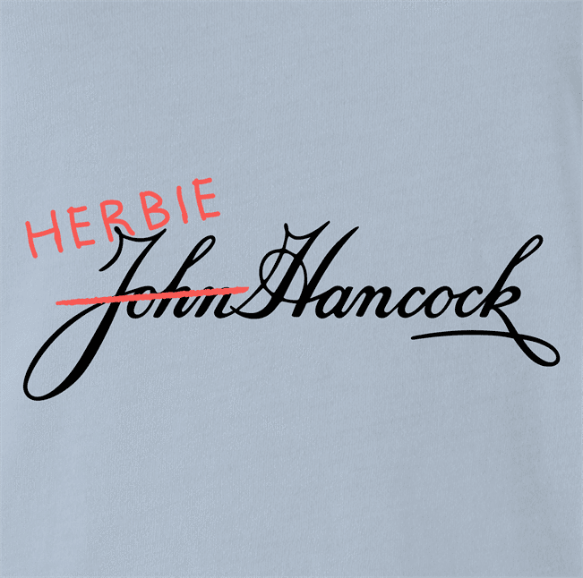 funny Tommy Boy Movie Herbie Hancock Test Fail Parody Light Blue t-shirt