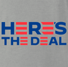 Funny Joe Biden 2020 Here's The Deal Parody Ash Grey T-Shirt