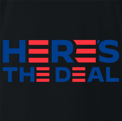 Funny Joe Biden 2020 Here's The Deal Parody Black T-Shirt