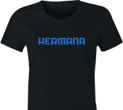 funny Brother Hermano Mashup t-shirt women's black