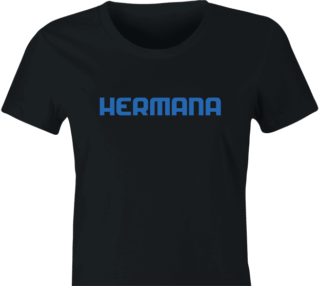 funny Brother Hermano Mashup t-shirt women's black