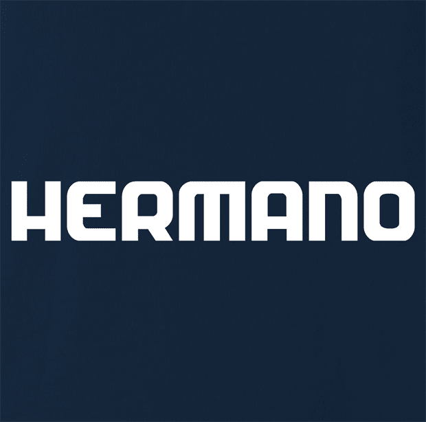 funny Brother Hermano Mashup Navy t-shirt