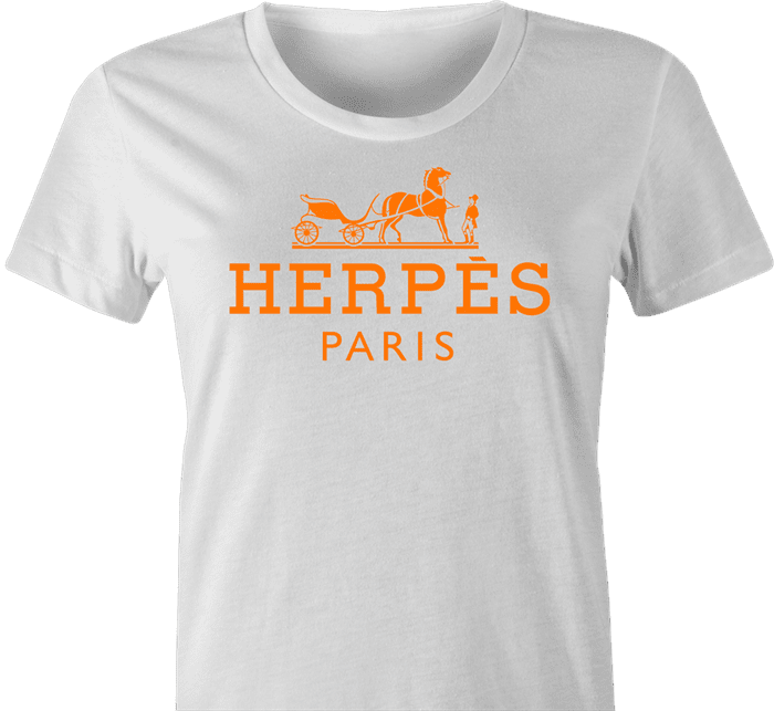 Funny Herpes hermes fashion wear women's t-shirt