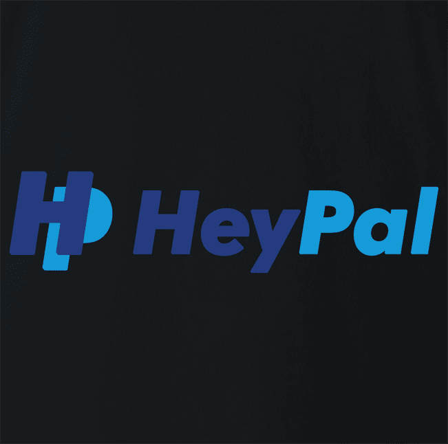 Funny Hey Pal Parody Black T-Shirt