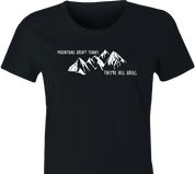 Funny Hilarious Play on Words 'Hill Areas' Parody Women's Black