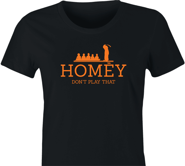 funny Homey Da Clown Don't Play Thaty women's black