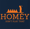 funny Homey Da Clown Don't Play Thaty Navy t-shirt