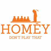 funny Homey Da Clown Don't Play Thaty white tee