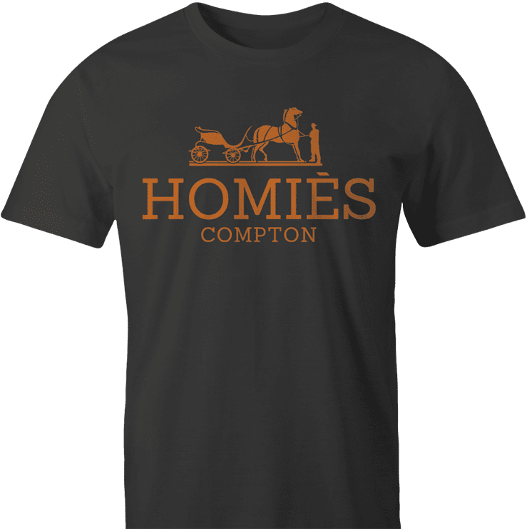 Funny homies compton homes fashion wear black men's tshirt