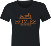 Funny homies compton homes fashion wear women's t-shirt