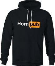 Funny Horn Pub Pornhub Parody Black Hoodie