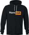 Funny Horn Pub Pornhub Parody Black Hoodie