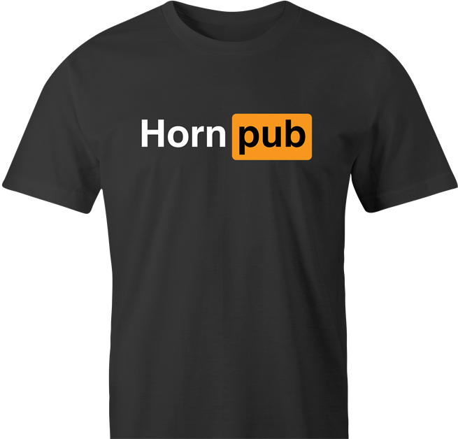Funny Horn Pub Pornhub Parody men's T-Shirt
