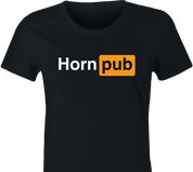 Funny Horn Pub Pornhub Parody Women's Black