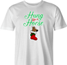 funny and Hilarious horse stocking stuffer for x-mas and christmas holiday season  Parody men's t-shirt white 