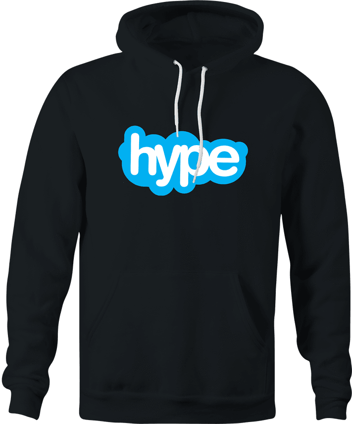 funny Hype Dope Savage Skype black hoodie