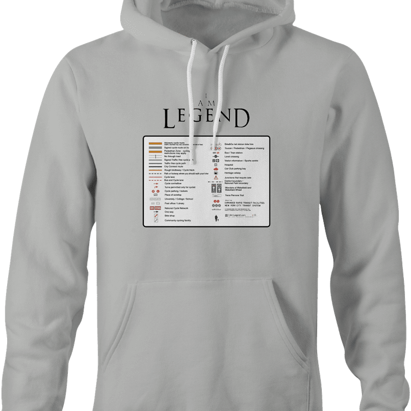 Funny I am a legend ash hoodie