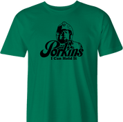 funny porkins star wars i can hold it perkins parody men's green t-shirt