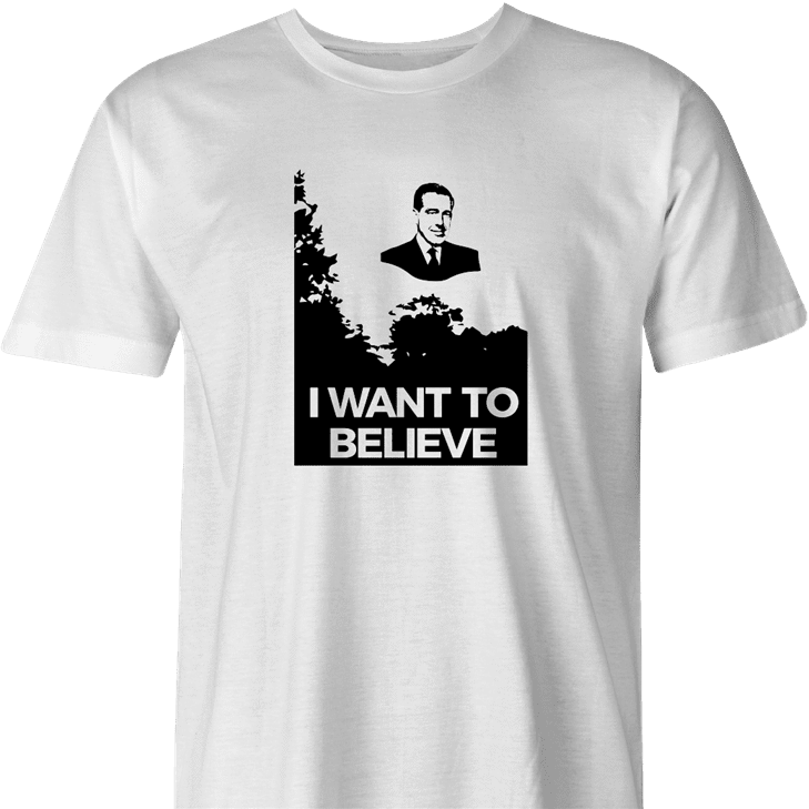i want to believe brian williams alien t-shirt men's white