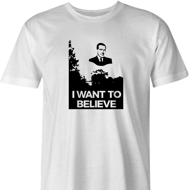 i want to believe brian williams alien t-shirt men's white