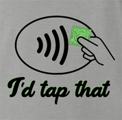tap pay t-shirt grey