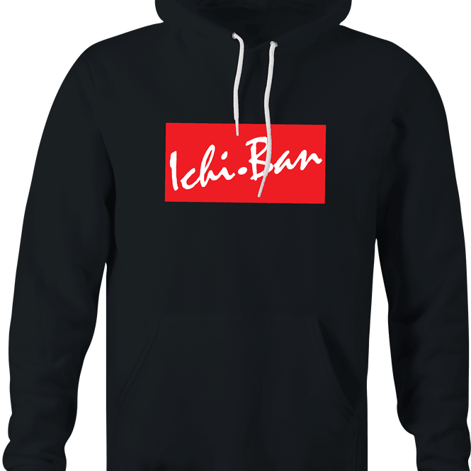 Funny Ichiban Number One Mashup Parody Black Hoodie