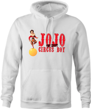 funny Chris Farley JoJo the idiot circus boy SNL parody t-shirt white men's hoodie