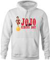 funny Chris Farley JoJo the idiot circus boy SNL parody t-shirt white men's hoodie