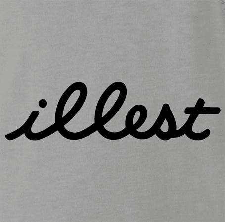 funny titlest pga golf parody illest golfer t-shirt grey