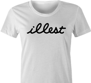 funny titlest pga golf parody illest golfer women's t-shirt white 