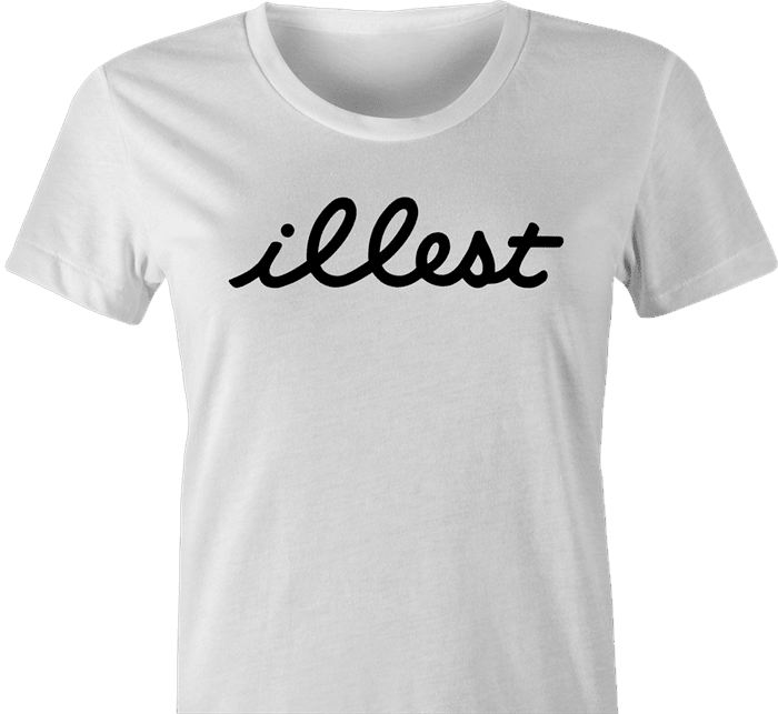 funny titlest pga golf parody illest golfer women's t-shirt white 