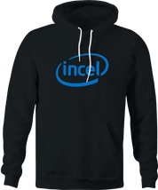 Funny Incel Inside | Involuntary Celibates Parody Black Hoodie