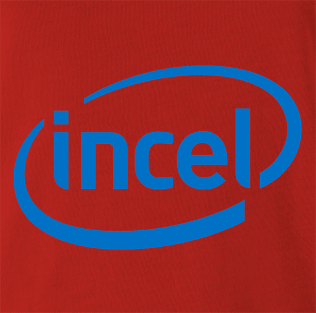 Funny Incel Inside | Involuntary Celibates Parody Red T-Shirt