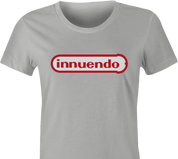funny sexual innuendo nintendo parody women's ash t-shirt 
