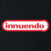funny sexual innuendo nintendo parody black t-shirt 