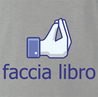 funny italian facebook t-shirt grey