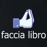 funny italian facebook t-shirt black