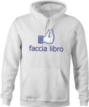 funny italian facebook hoodie white 