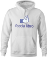 funny italian facebook hoodie white 