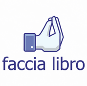 funny italian facebook t-shirt white 