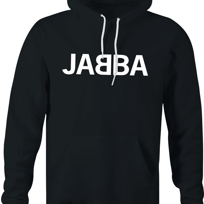 Funny Jabba the Hutt Abba Swedish Pop Music Mashup Parody Black Hoodie