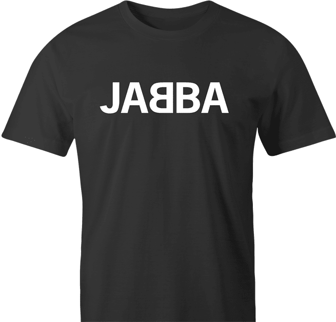 Funny Jabba the Hutt Abba Swedish Pop Music Mashup Parody Men's T-Shirt