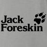 Funny Foreskin Parody Ash Grey T-Shirt
