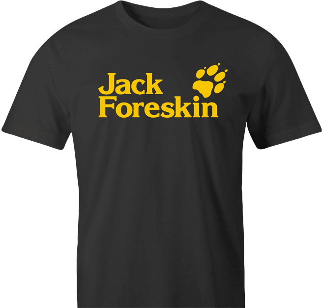 Funny Foreskin Parody Men's T-Shirt