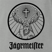Funny Hockey NHL jaromir jagr jagermeister parody ash grey t-shirt