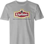 Funny James lipton soup - actor's studio men's ash t-shirt