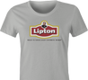 Funny James lipton soup - actor's studio women's ash t-shirt