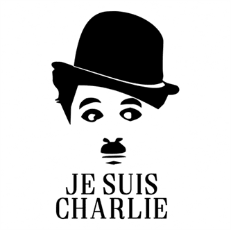 je suis charlie chaplin white tee