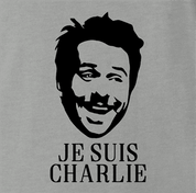 je suis charlie day ash grey t-shirt